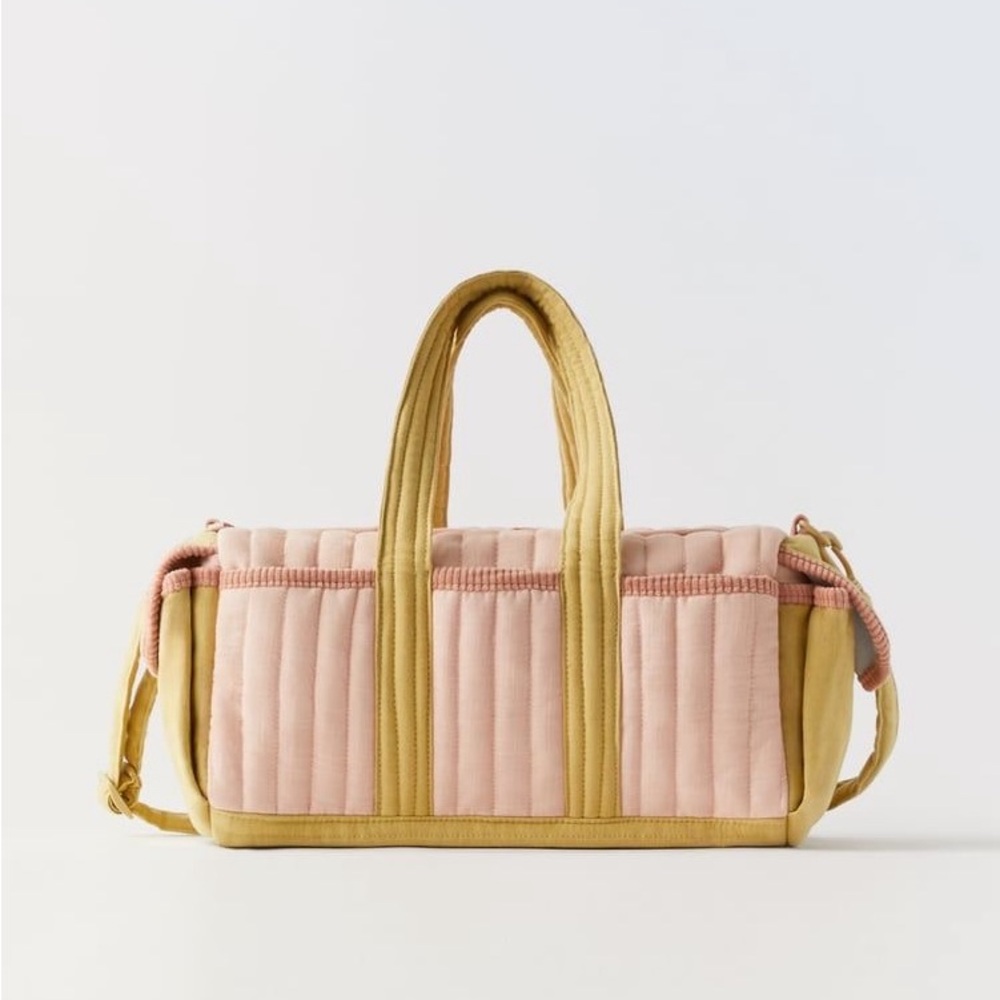 ZARA QUILTED BOWLING BAG